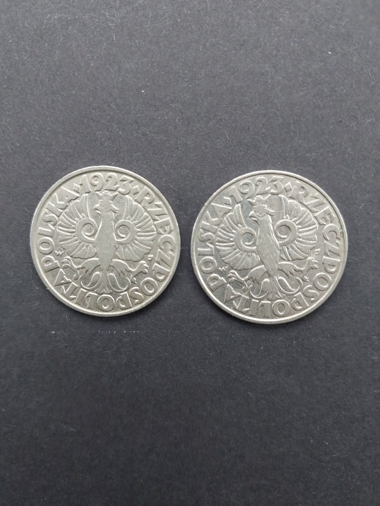 2 x 50 gr.z 1923 r.bardzo dobry stan.