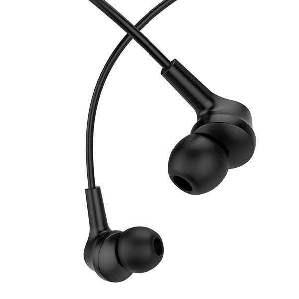 Douszne słuchawki wraz z mikrofonem na jacka 3,5mm Hoco M50 czarne