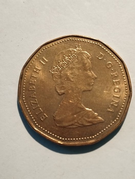 Moedas de 1 Dollar 1987 e 1989  Canadá não circuladas