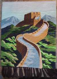 tapete decorativo feito a mão, a Grande Muralha