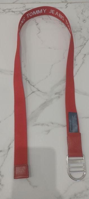 Pasek czerwony Tommy Jeans damski