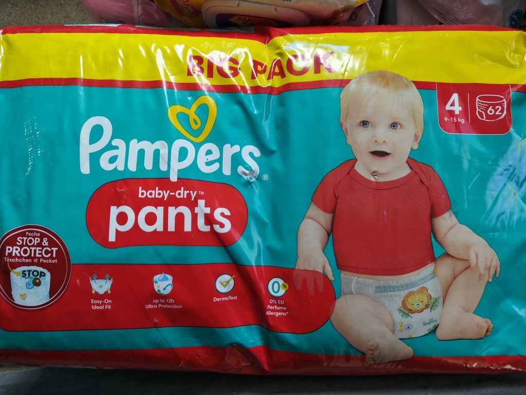 Памперси трусики  pampers Huggies dodot  4 3+ 3