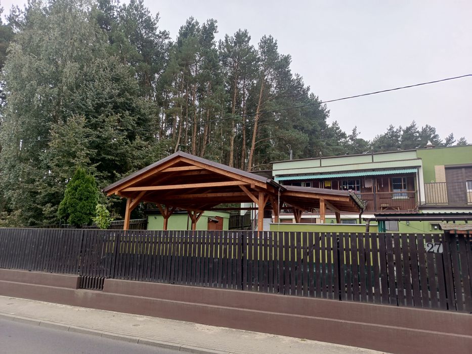 Wiaty drewniane zadaszenia