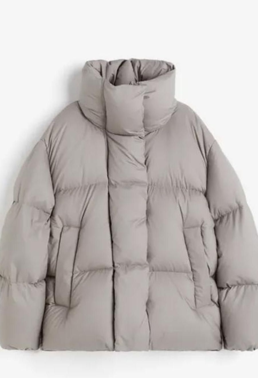 Оверсайз пуховик H&M Premium Selection