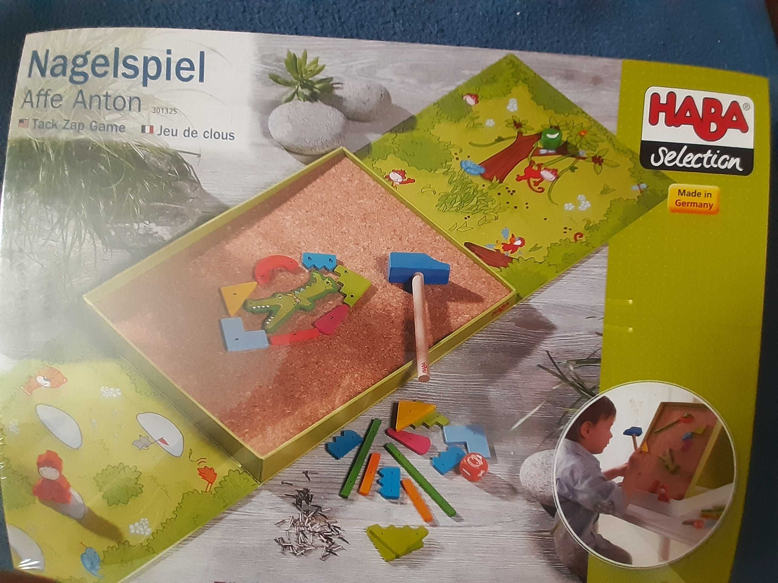 Nowa gra przybijanka Małpka Anton HABA, edukacyjna, sensoryczna
