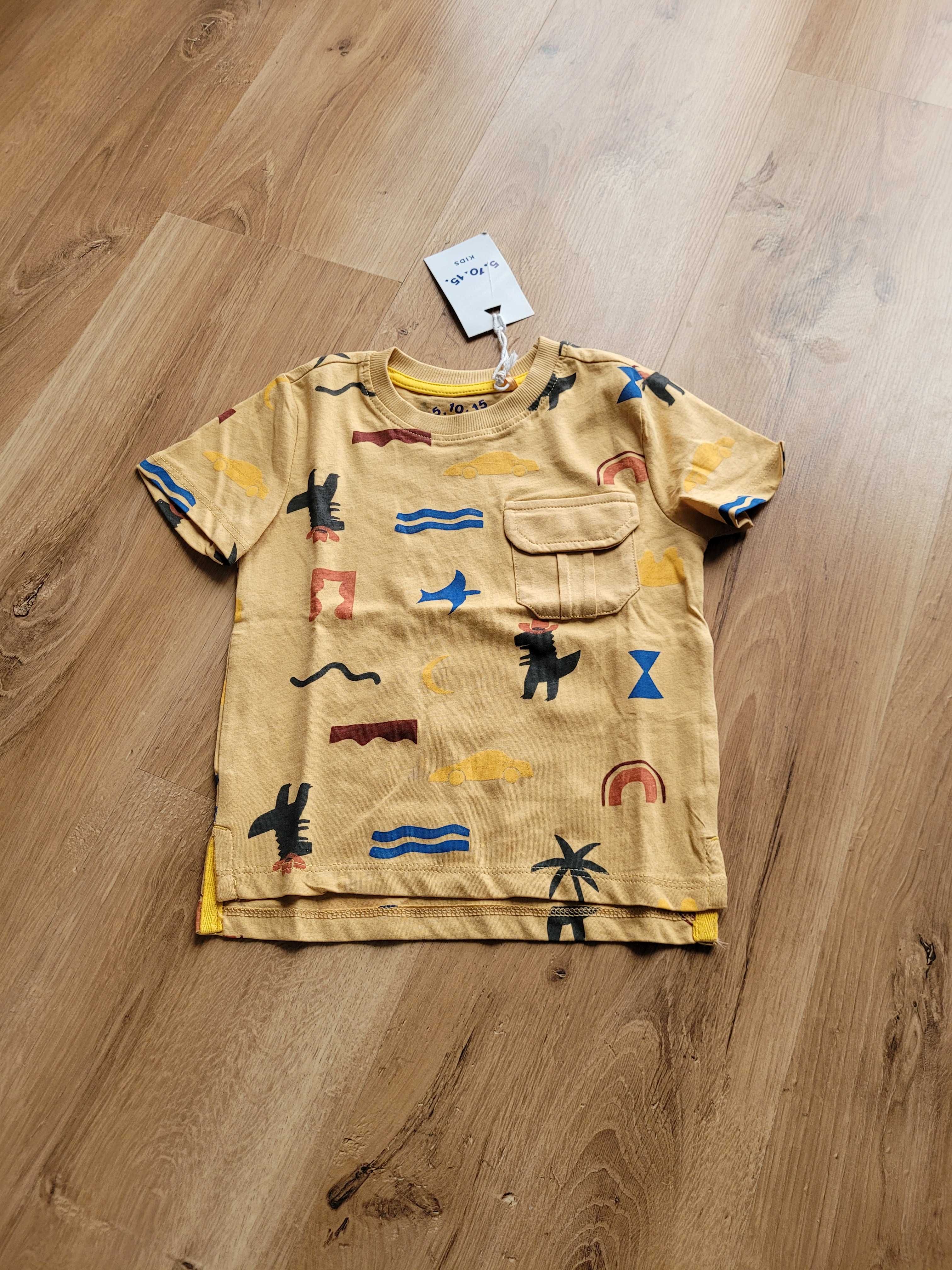 T-shirty (nowe) chłopięce 2szt 92 18-24 lato wakacje bawełna 51015