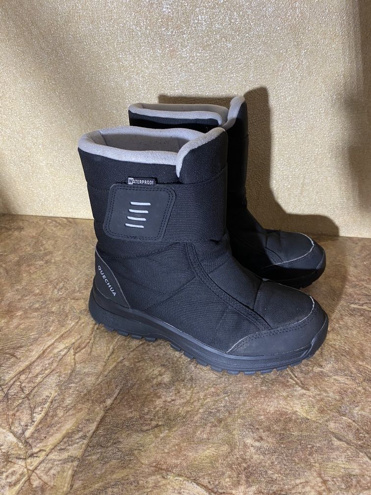 Детские Зимние Сапоги QUECHUA X Warm (Размер 35) Утепленные Водонепрон