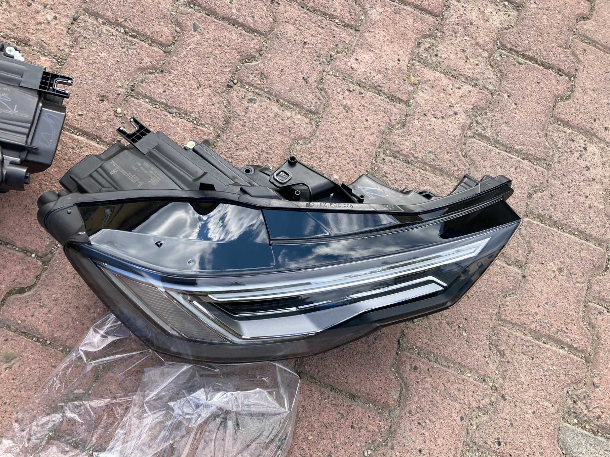 Фары а6 с8 Ауди оптика audi A6 C8 2019-2022год. Full Led фары+блоки