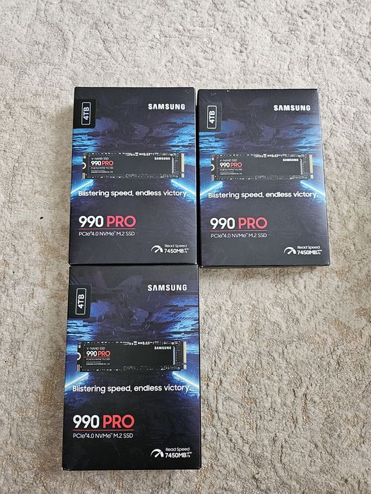 New ssd samsung 990pro pci4.0 m2 4tb