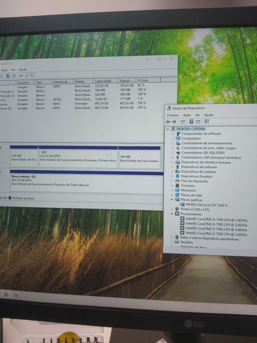 Desktop gaming i5 7500 + monitor 24p