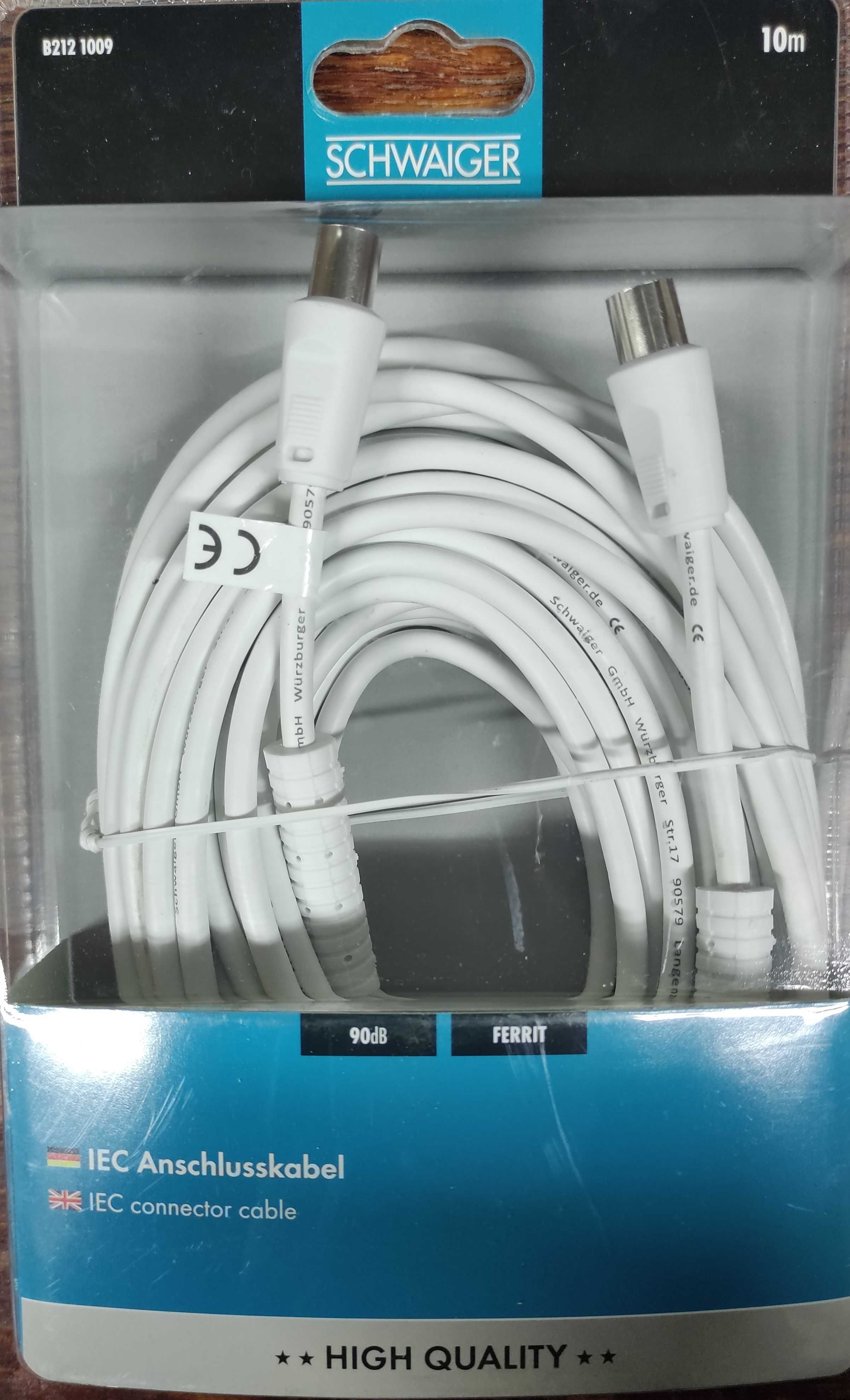 Kabel połączeniowy IEC schwaiger B212 10m