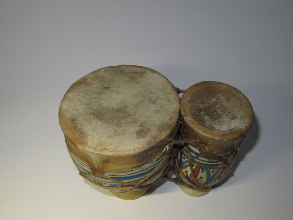 Марокко двойной керамический барабан бонго ручная роспись