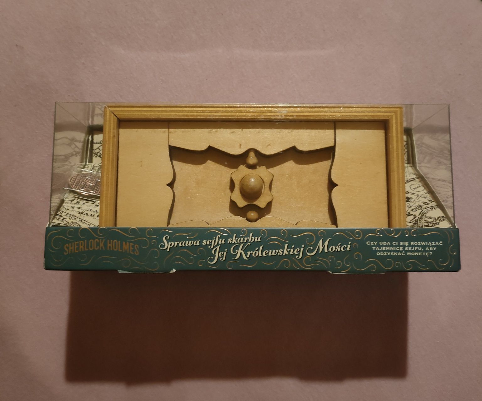 Sprawa sejfu skarbu Sherlock Holmes Professor puzzle łamigłówka