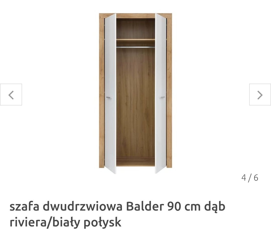 Szafa dwudrzwiowa 90cm