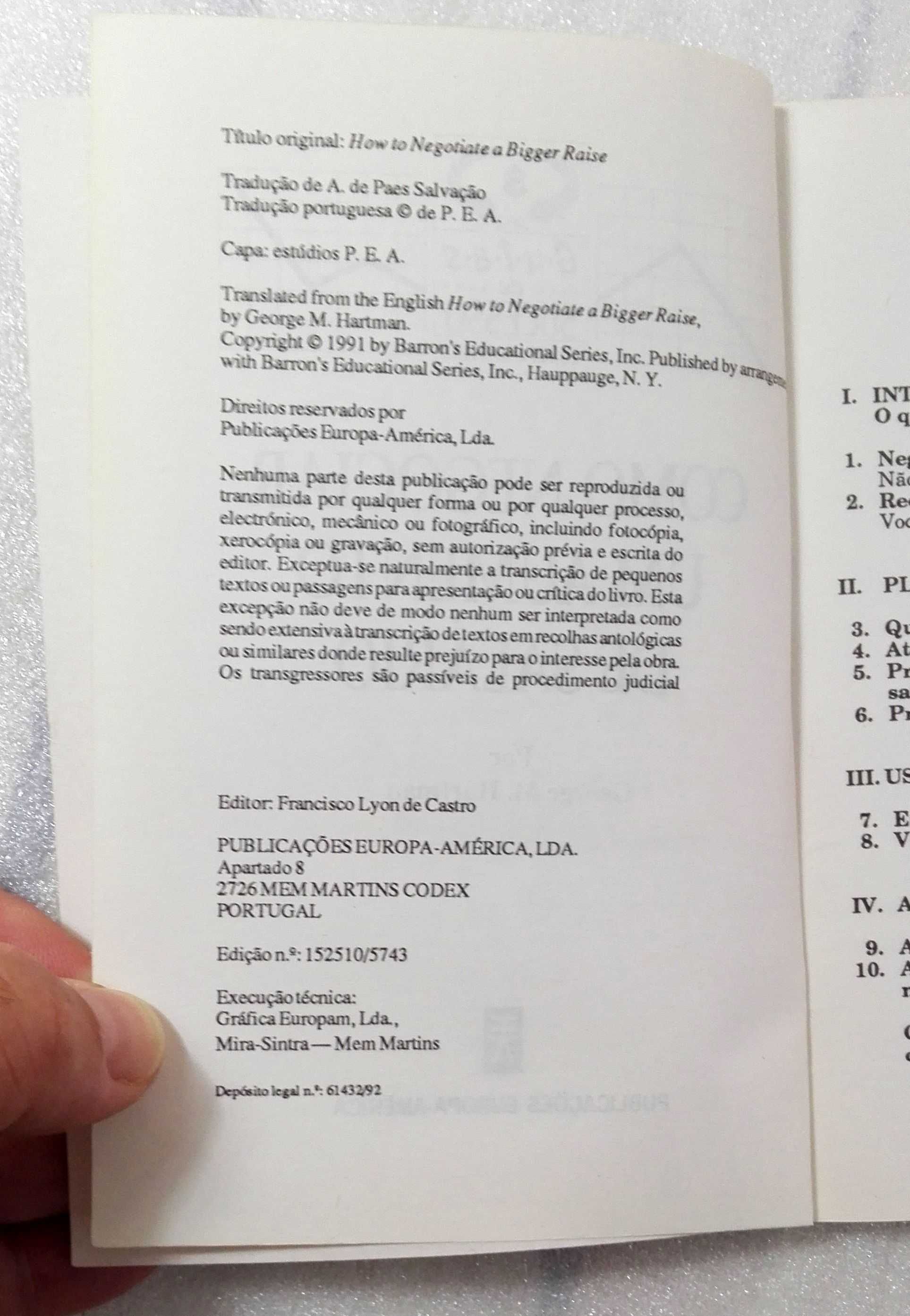 Livro Como Negociar um Aumento de Salário