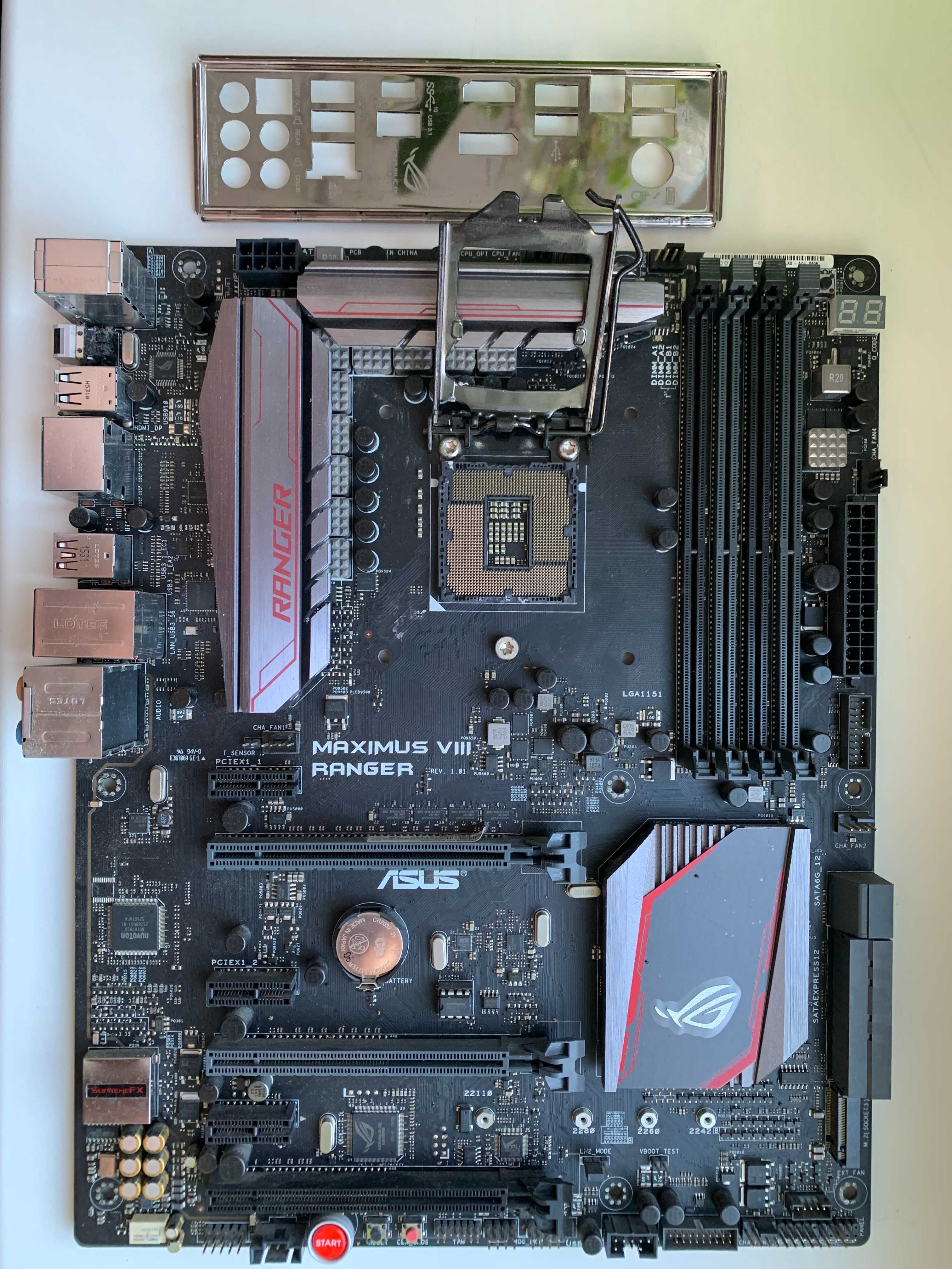 Материнская плата Asus Maximus VIII Ranger s1151, Intel Z170