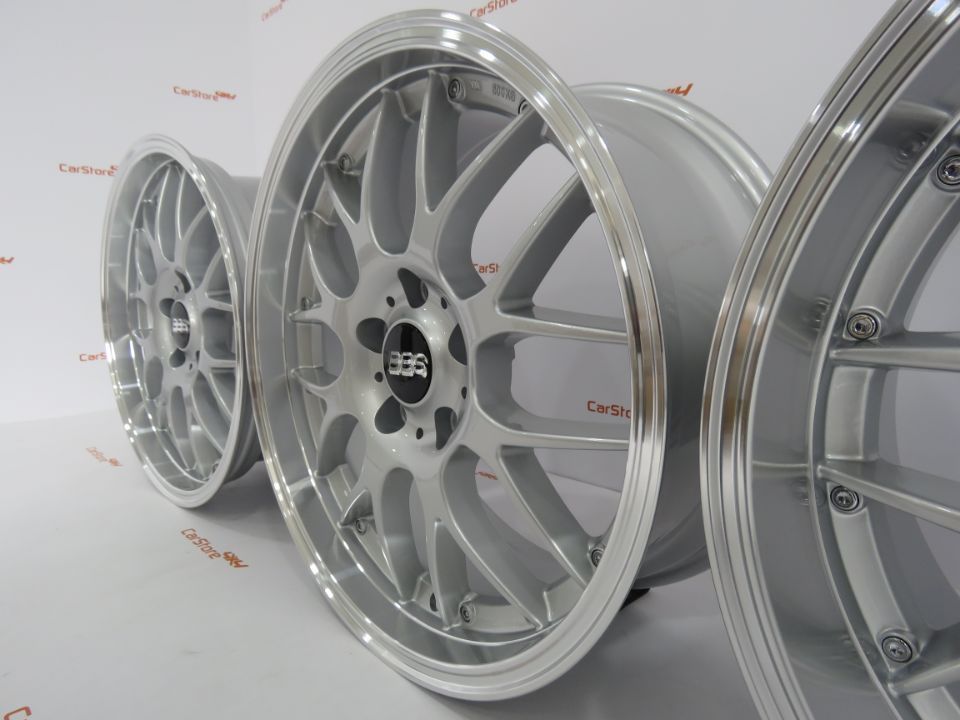 Jante Look BBS RS GT 18 8 +9 et35 5x120 Silver
