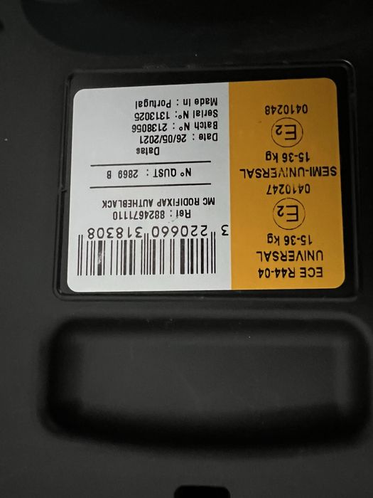 Vendo cadeira de criança Isofix (3-12 anos)