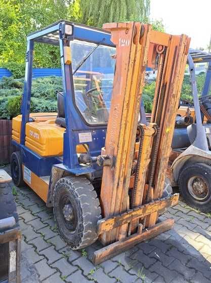 Wózek widłowy Toyota 02-5FD25 2,5t, diesel, 1995, Triplex 4,3m,Automat
