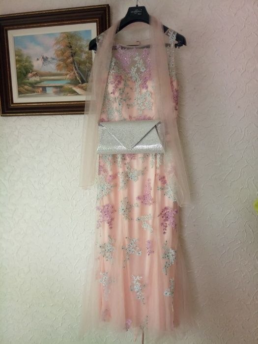 Vestido NOVO/ Sapatos / Mala