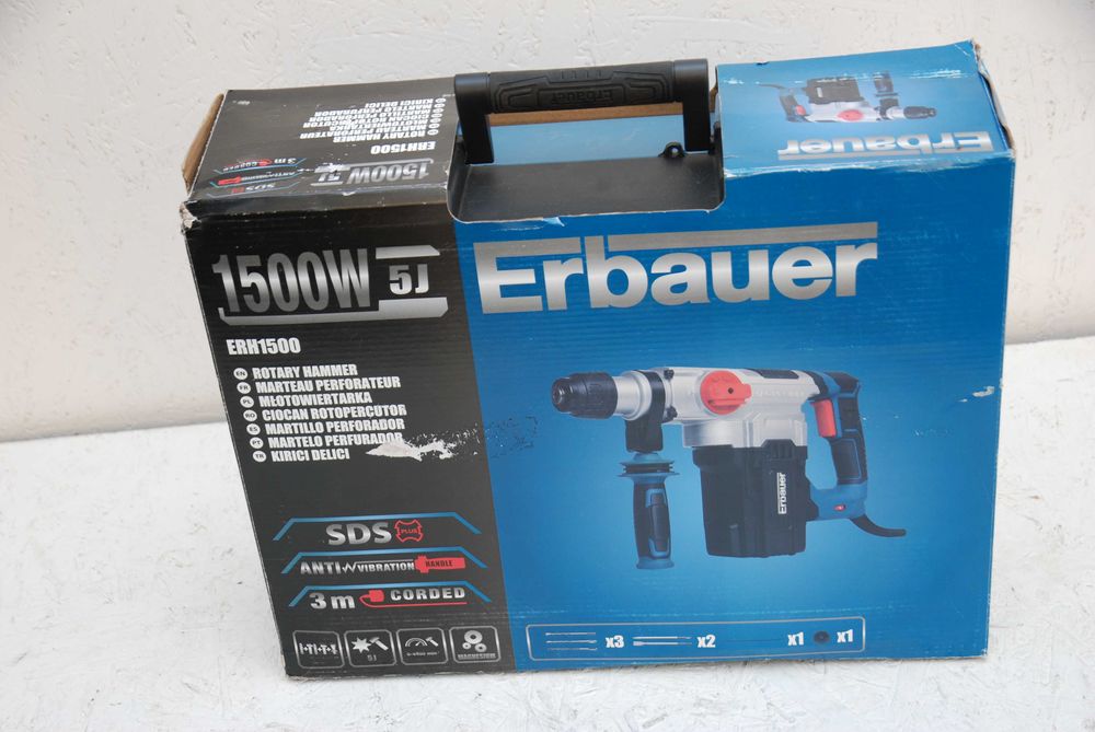 Młotowiertarka Erbauer SDS Plus 1500 W