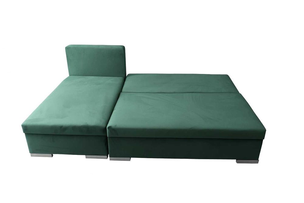 Narożnik Do Salonu BOSS Kanapa Sofa Rozkładana 2 Pojemniki Na Pościel