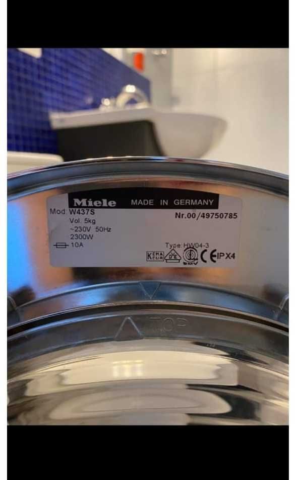 Pralka MIELE SOFTTRONIC W437 uszkodzona do naprawy lub na części