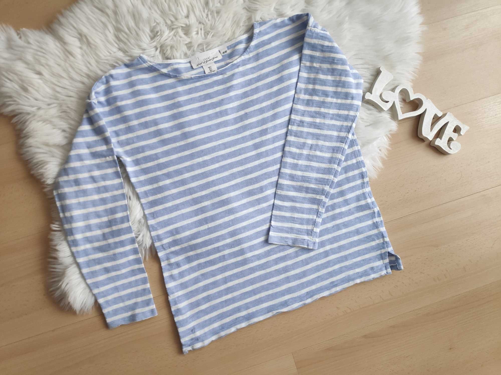 H&M bluzka w paski 36 S