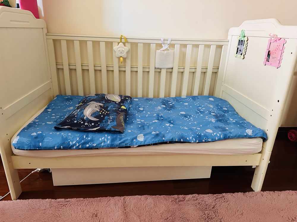 Berço/cama branco versatil (0-6 anos)