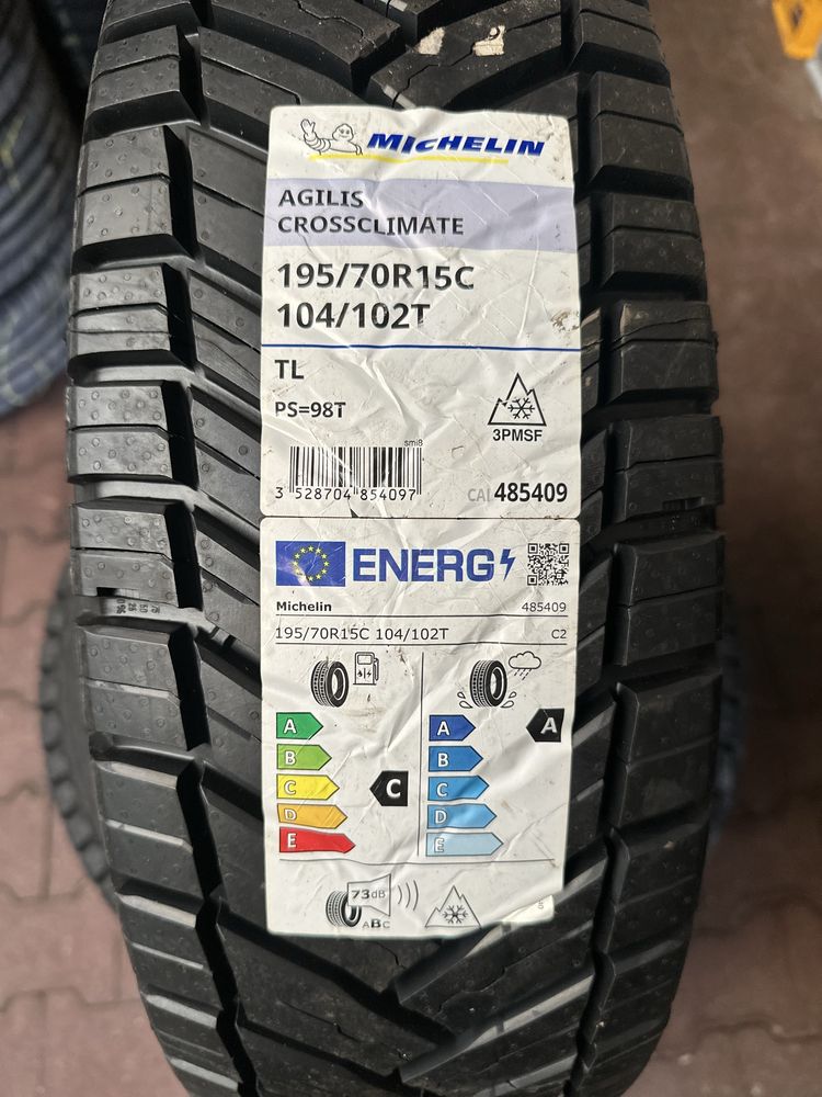 NOWE opony całoroczne 195/70R15C Michelin Agilis Crossclimate BUS
