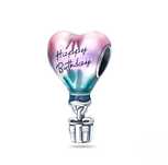 Nowy Charms Balon Urodziny Happy Birthday Prezent dla Jubilata