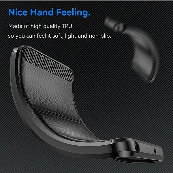 Etui Carbon Case do Xiaomi Redmi Note 13 Pro+ - czarne