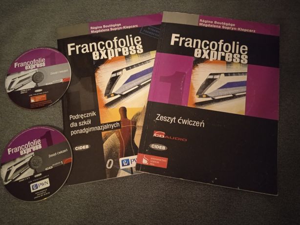 Francofolie express 1- podręcznik+ćwiczenia + cd