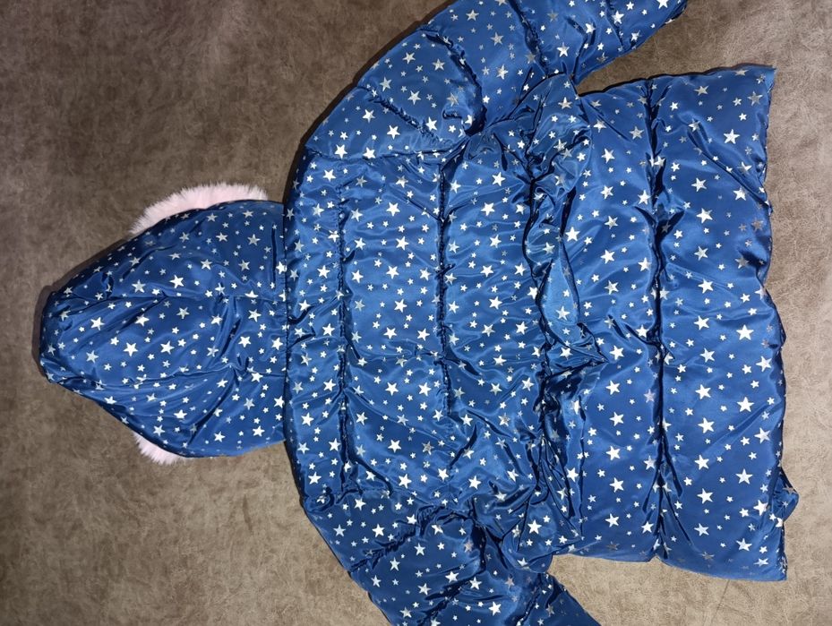 Нова зимова курточка на дівчинку