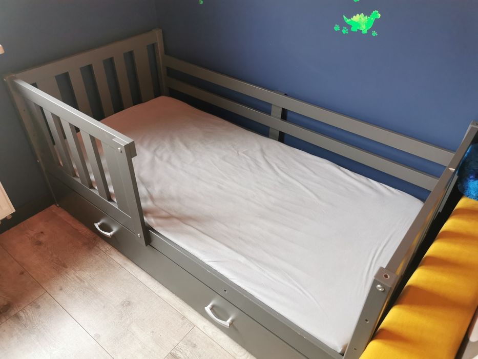 Łóżeczko dziecięce drewniane 160cmx80cm