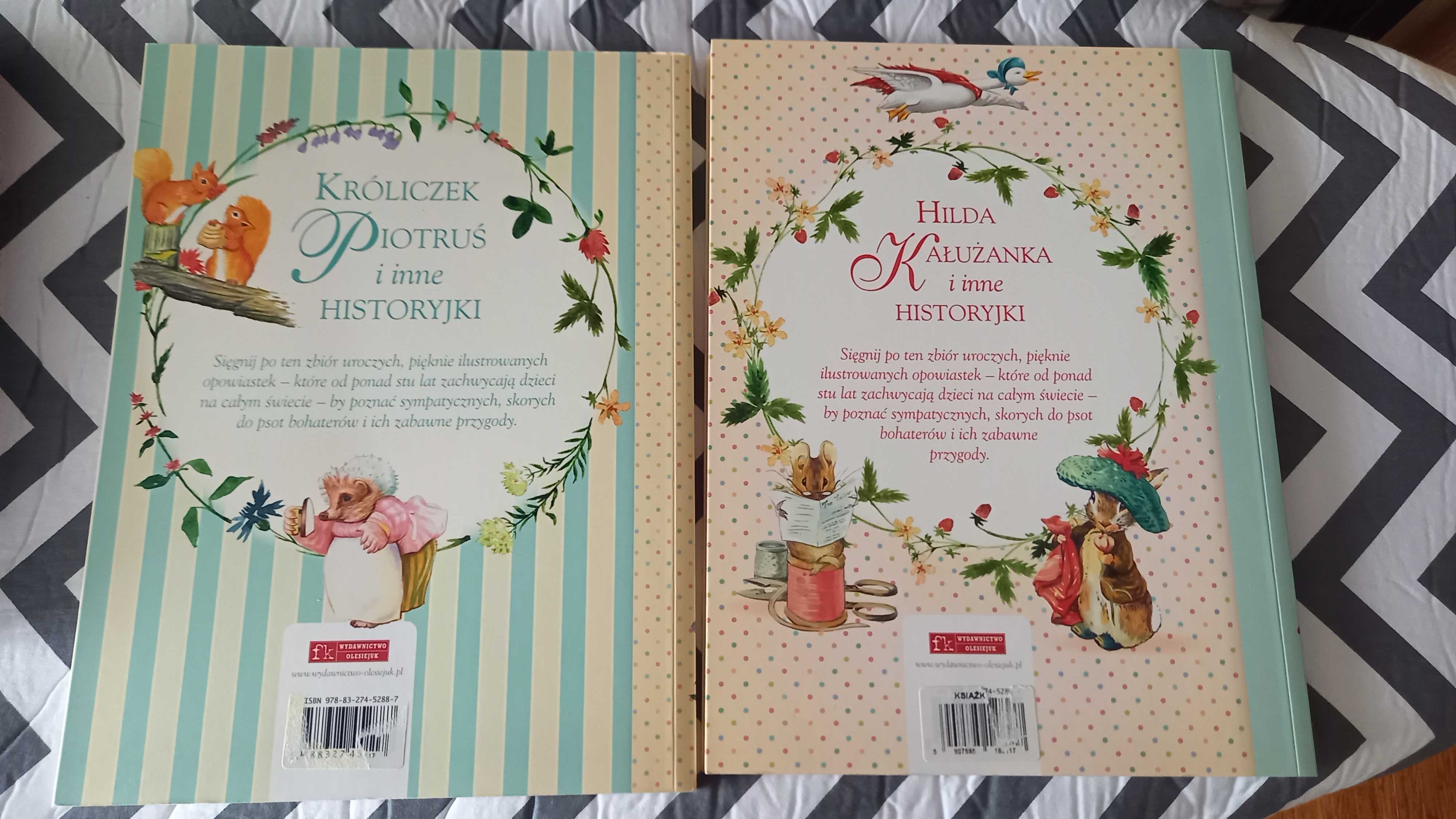 Beatrix Potter "Królik Piotruś" i "Hilda Kałużanka"