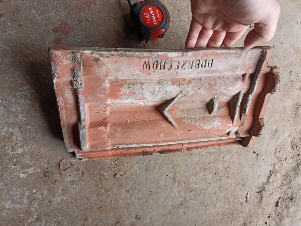 Dachówka ceramiczna stara 1200szt czerwona