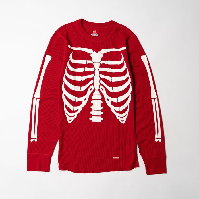 SUPREME Hanes Bones Thermal Crew FW21  [Kmh016454]