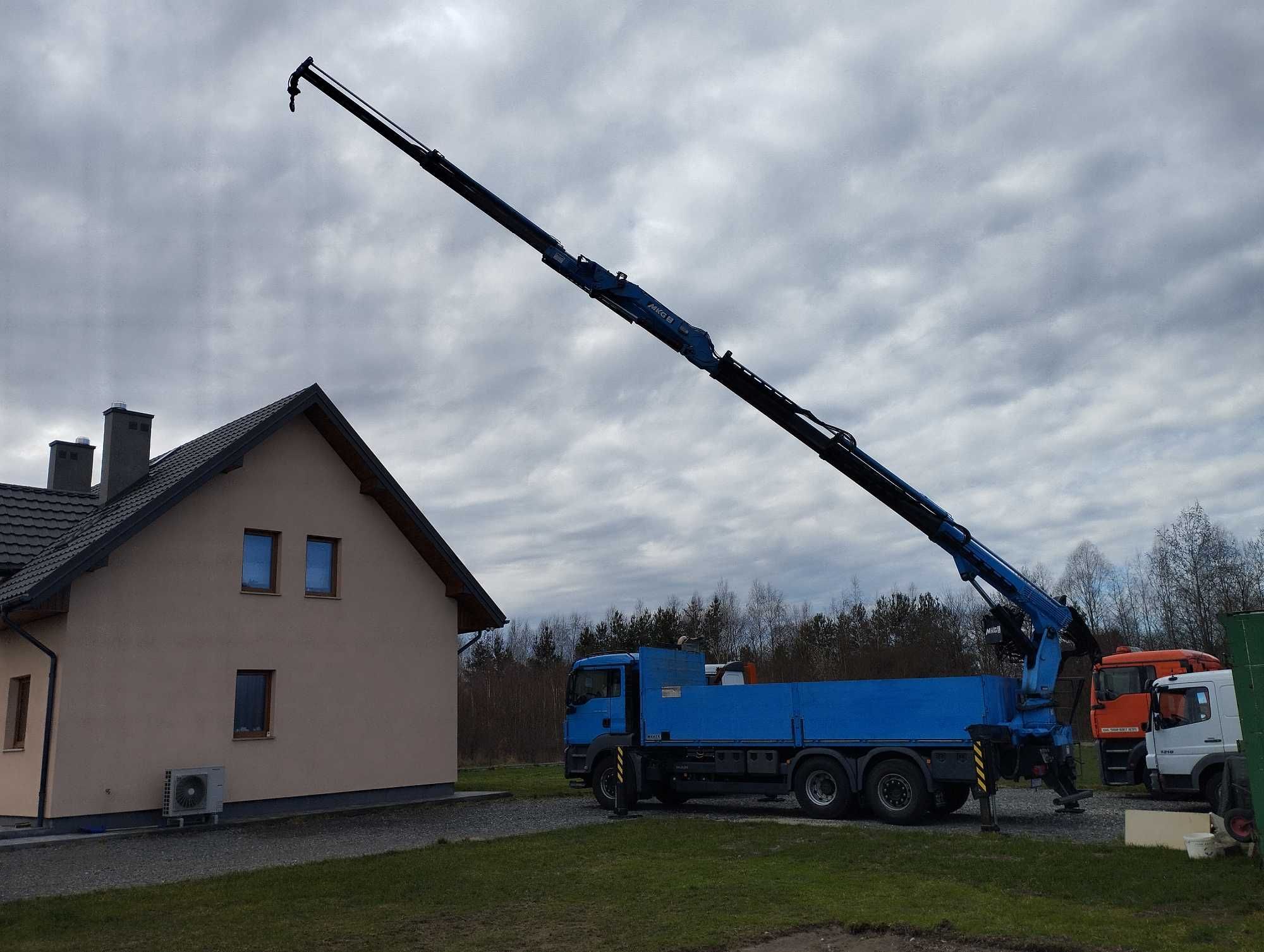 man tgs 26.440 6x2 hds mkg hmk230t dźwig hiab palfinger