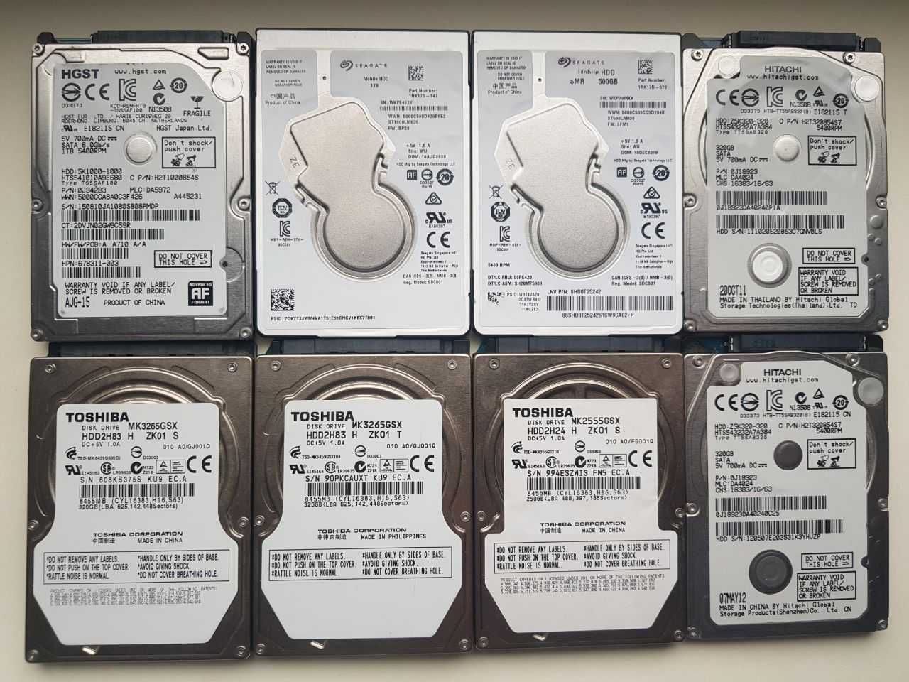 2.5" Toshiba Seagate Hitachi 250Gb-1Tb Гб SATA BAD! Жесткий диск HDD