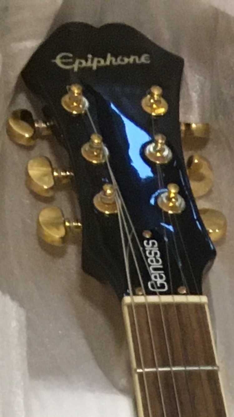 Epiphone Genesis Deluxe PRO, 2012 Китай красное дерево, схема Н-Н