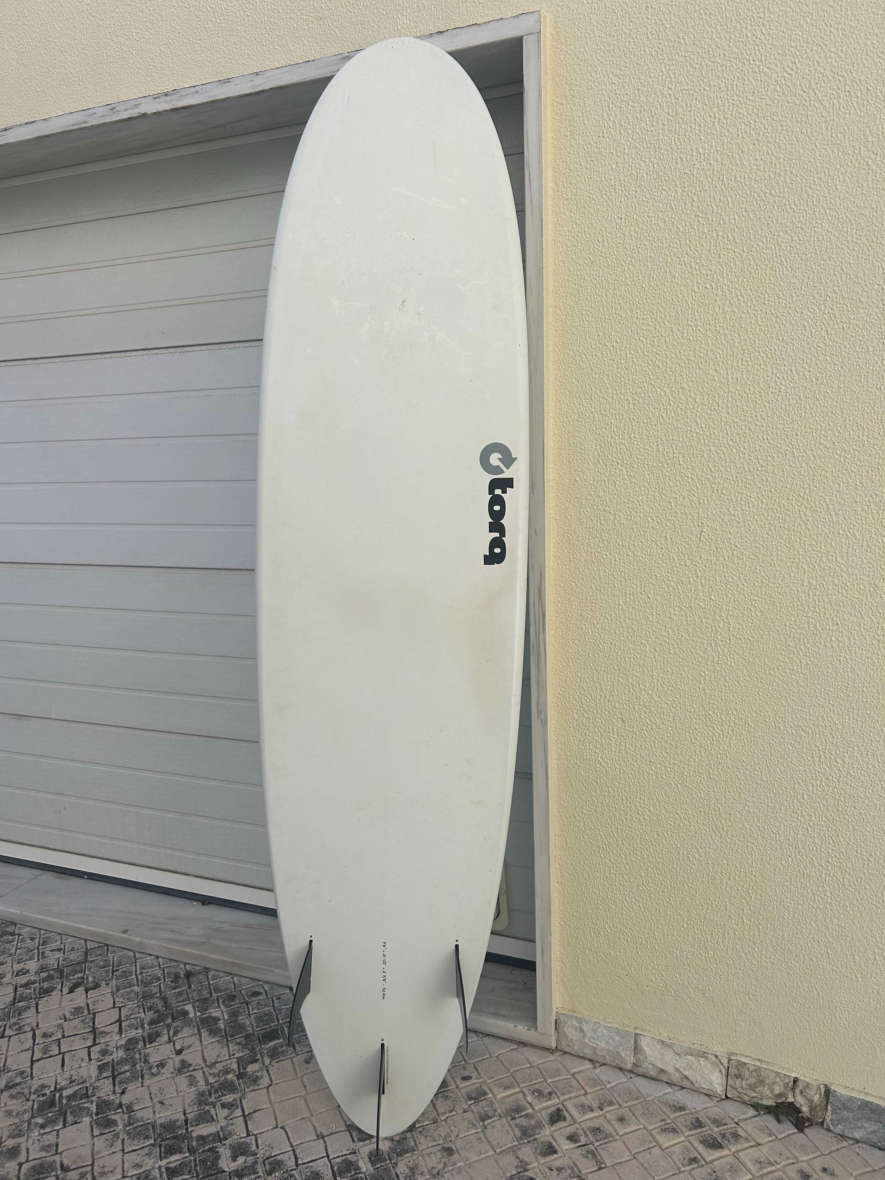 Prancha de surf Torq Mod Fun Pipeline 7’6 com Quillas (como nova)