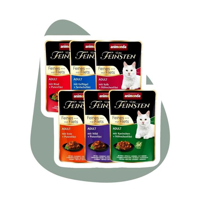 Animonda Vom Feinsten Adult Mix smaków 12x85g Hipoalergiczna
