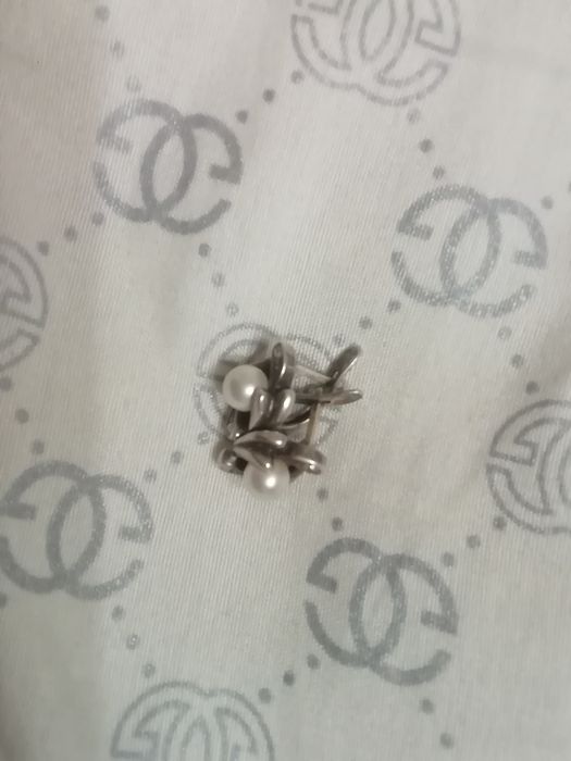 Серебрение серьги