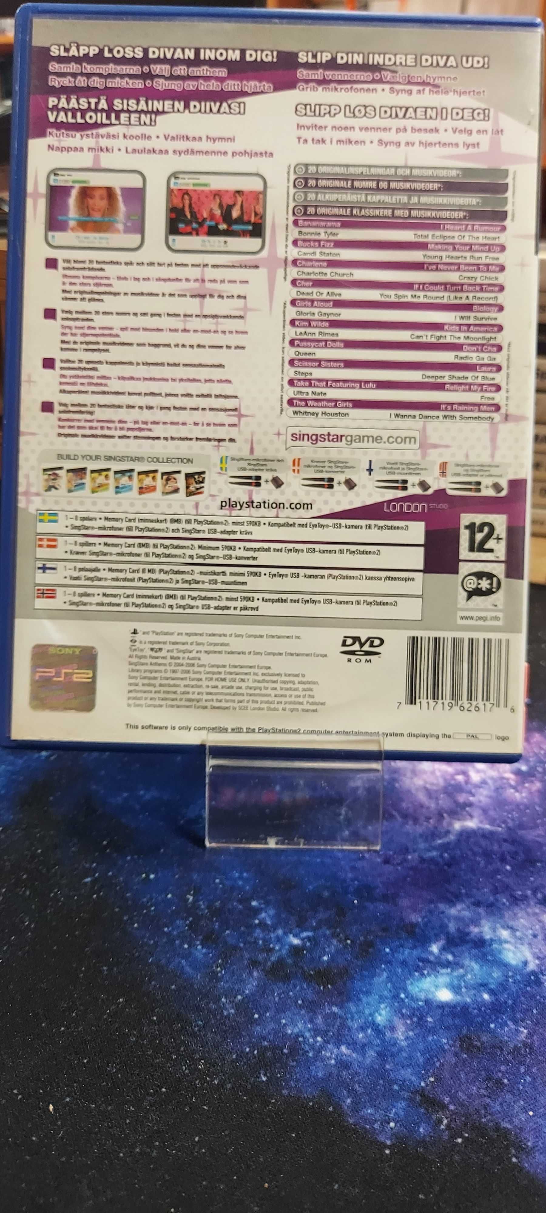 SingStar Anthems PS2, Sklep Wysyłka Wymiana