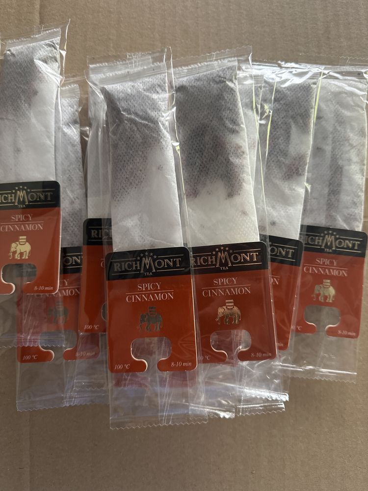 Herbata zimowa RichMont Cynamonowa 10 szt Spicy Cinnamon nowe w folii