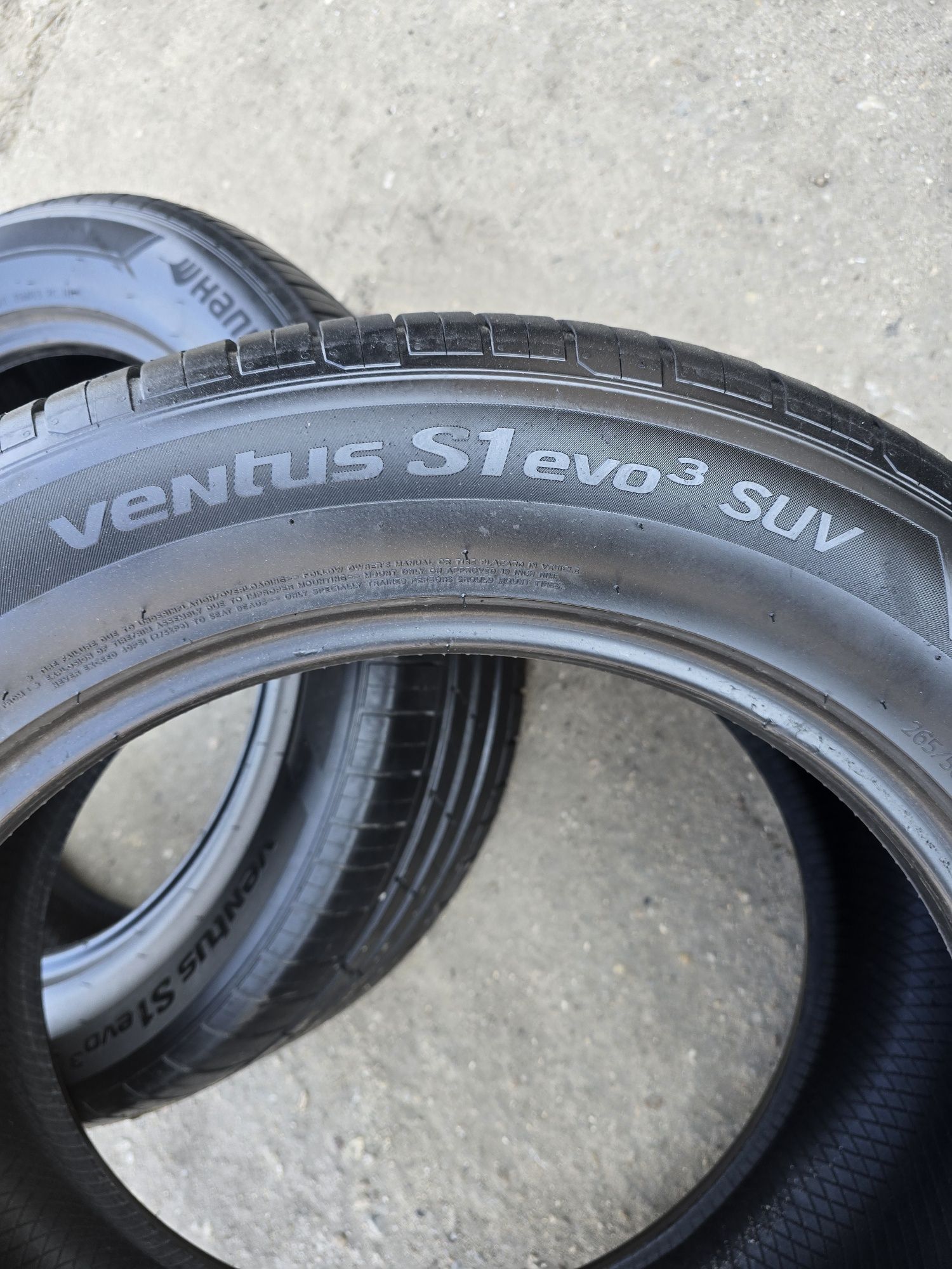 Para opon letnich 265/50/19 Hankook VentusS1evo3