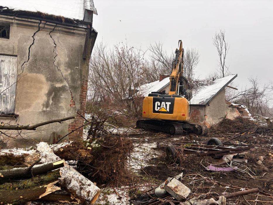 Wyburzenia Rozbiórki SZKLARNI KONSTRUKCJI kamienic budynków WARSZAWA