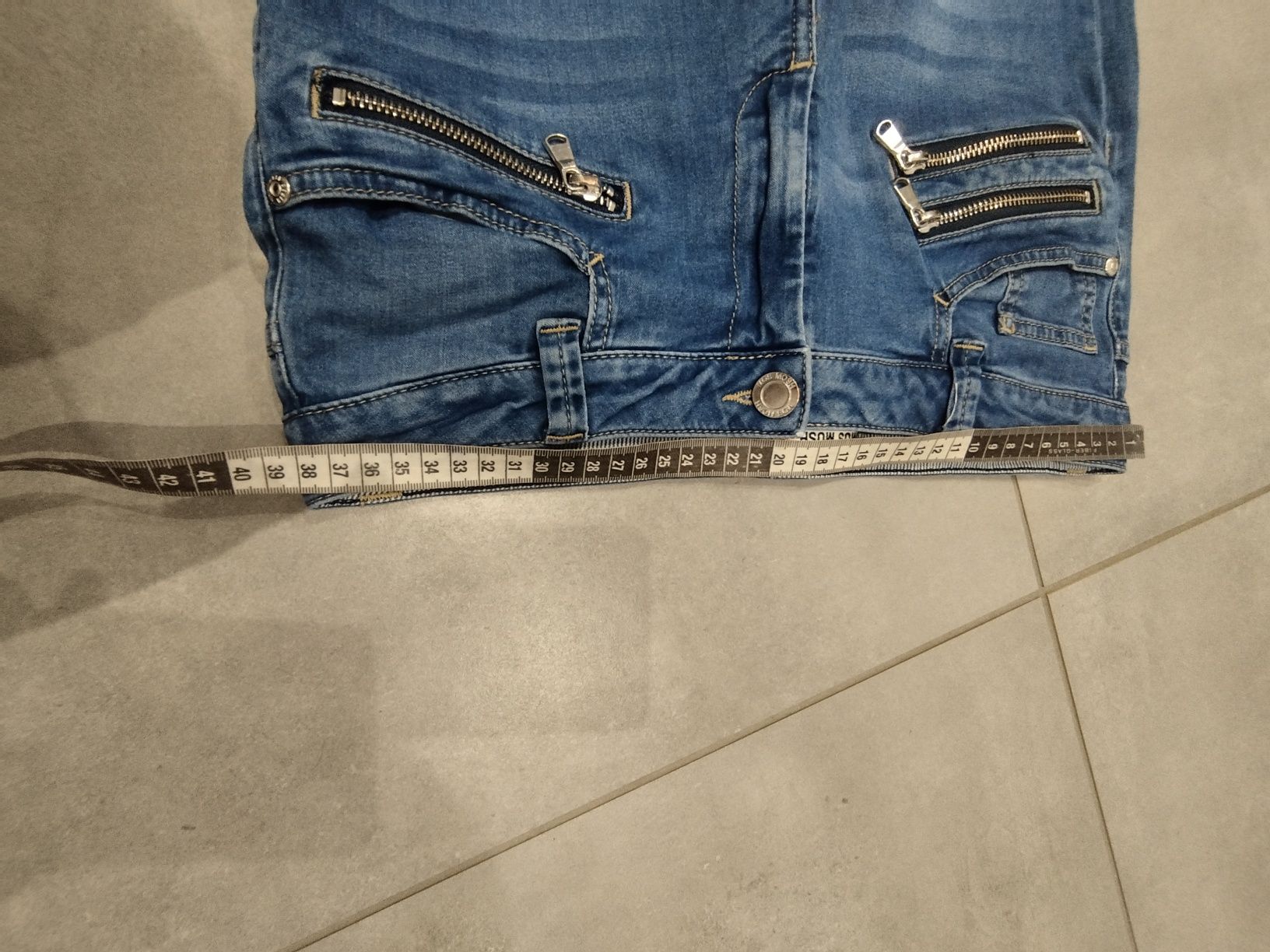 R.28 M Mos Mosh damskie jeansy suwaki zamki
