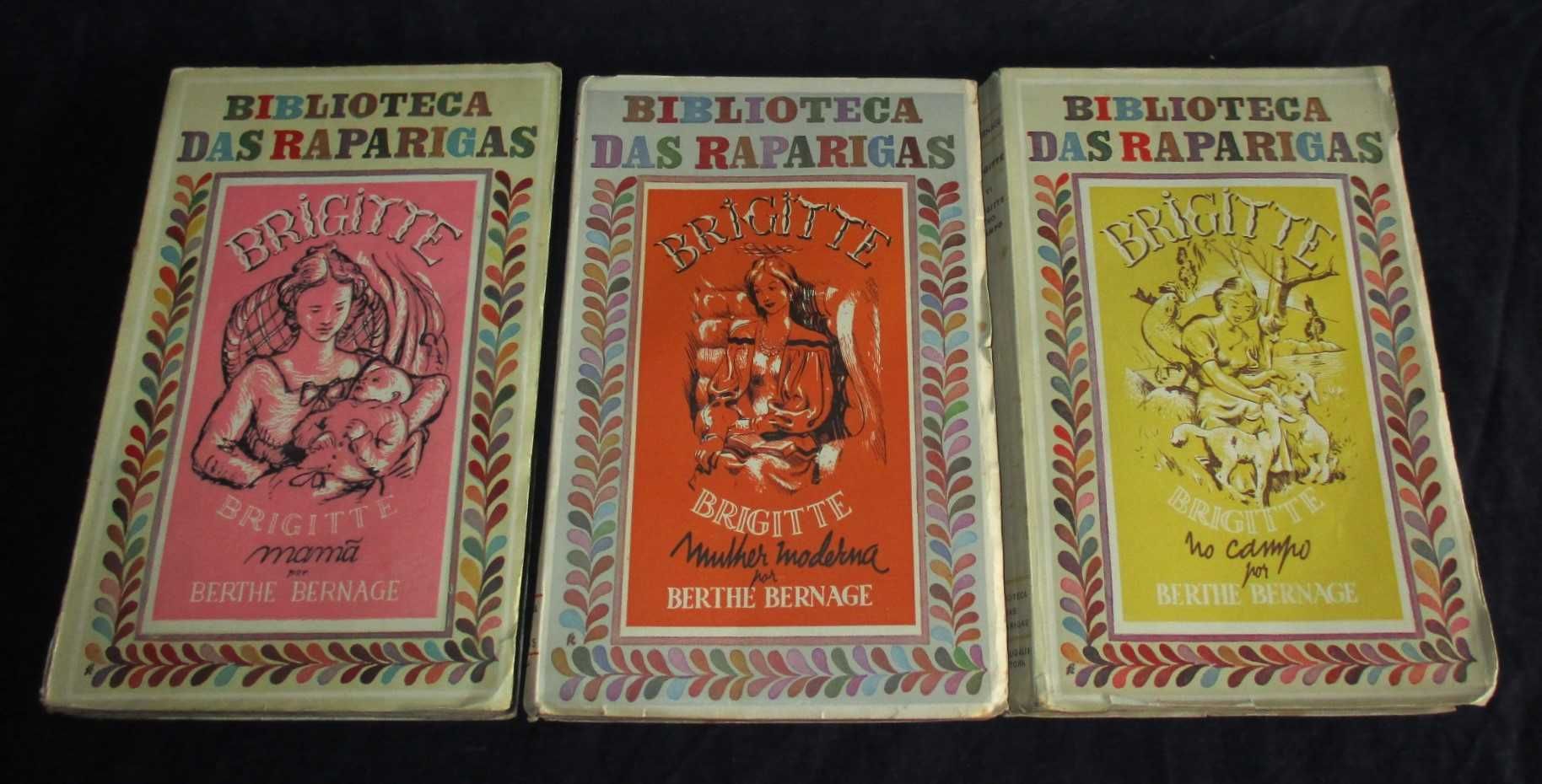 Livros Brigitte Berthe Bernage Biblioteca Raparigas Edição Antiga